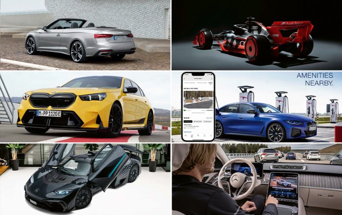 L'essentiel...Le cabriolet Audi disparaît, La M5 avec M Performance, Le garde-fou de l’AMG ONE.